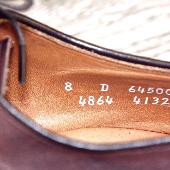 * NIB * $395 Allen Edmonds HARRISBURG Derby 8 D Brown * add $15 new Cedar Trees main image 7